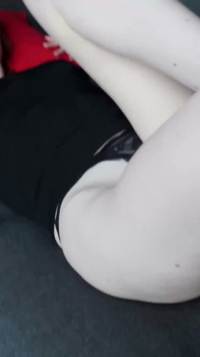 Hot redhead teen Lenina Crowne gets fucked in her black mini dress and gets creampied | Clip 2
