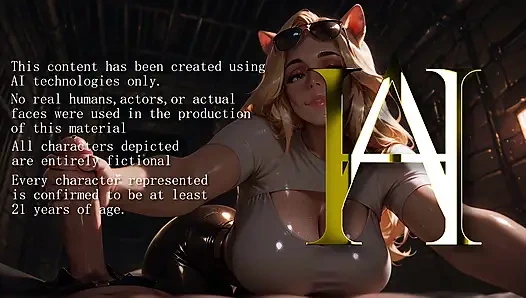 Atkins heaven - tünelde: kedi kadın orta yaşlı seksi kadın büyük götünü dolduruyor