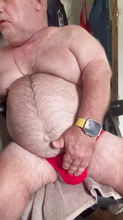 Mark Fletcher piss soaked panties, precum with lots of cum