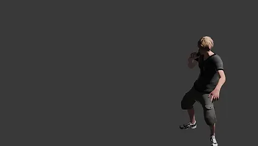 ein mann, der mit invisabel mic singt