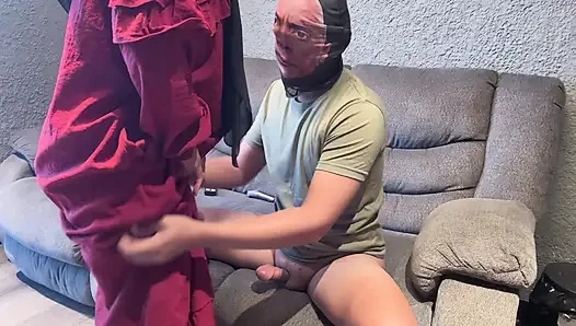 Plain Veiled Chick Helps Stepdad Shave Her Hairy