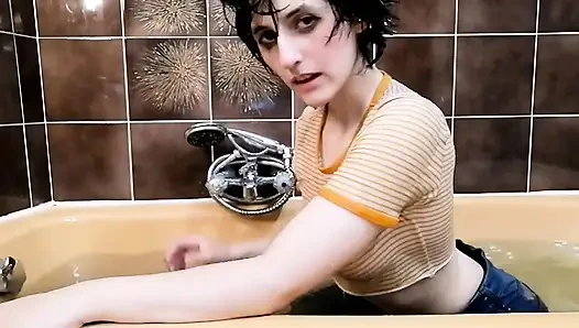 Stepsister gets dunked JOI