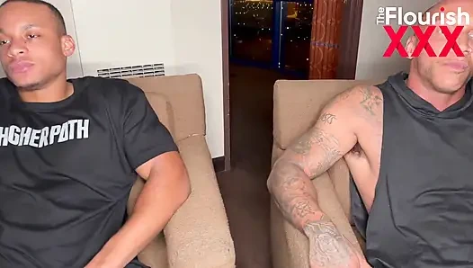 Милфа Queentiffy в тройничке с большим черным членом от Нептуна и Trucifer