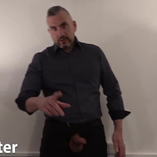 Teacher Uses Masturbator and Gives JOI