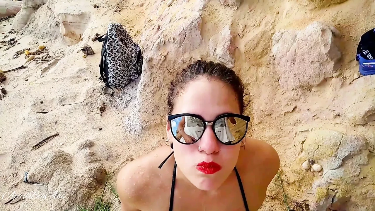 drinking pee, last day at the public beach in Brazil!! -aprilbigass-