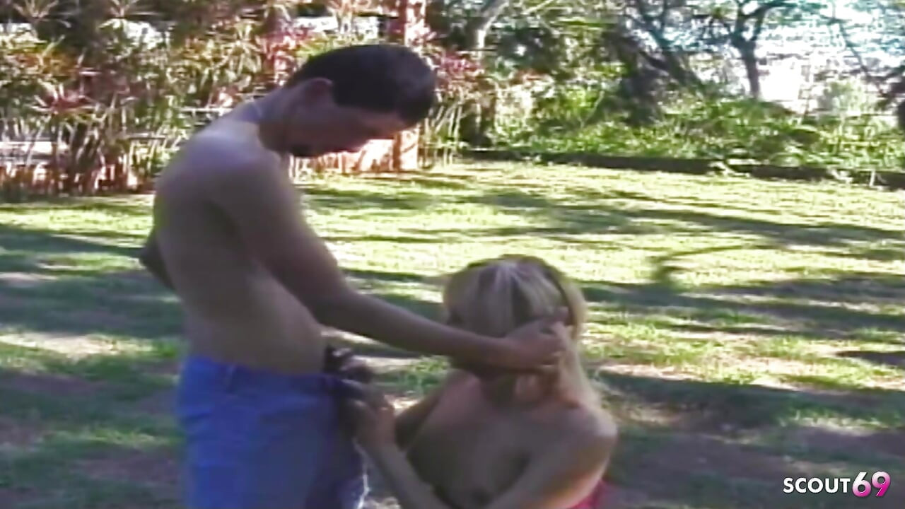 Blonde Skinny Tranny Outdoor From Tinder Date Anal Fucked