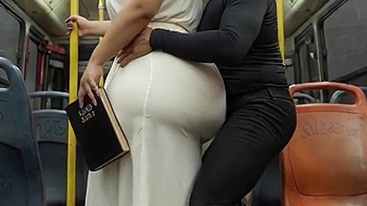 "Religious BBW in Long Dress Gets Ass Teased While Holding Bible"