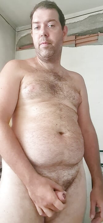 Boy naked in room