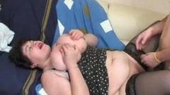Guy Walks in on BBW Playing with Herself