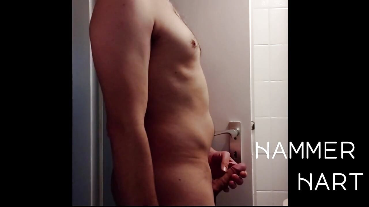 Wanking While Standing && Squirting A Lot Of Sperm