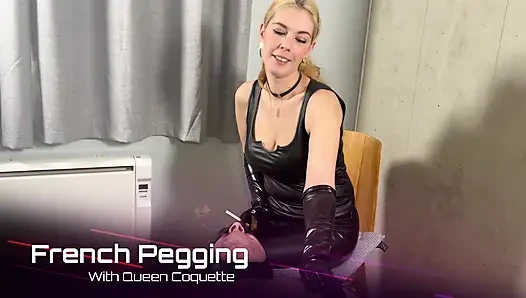 French Pegging - Slave Humiliation: Spit & Human Ashtray