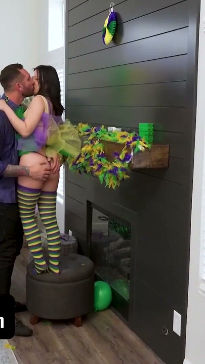 Tiny Little Asian Lulu Chu Celebrates Mardi Gras Taking Giant Cock In All Positions - Exxxtra Small | Clip 1