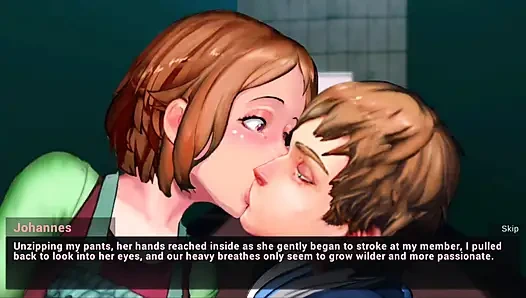 Taffy Tales No25 - Сара подрочила Йоханнесу сиськи