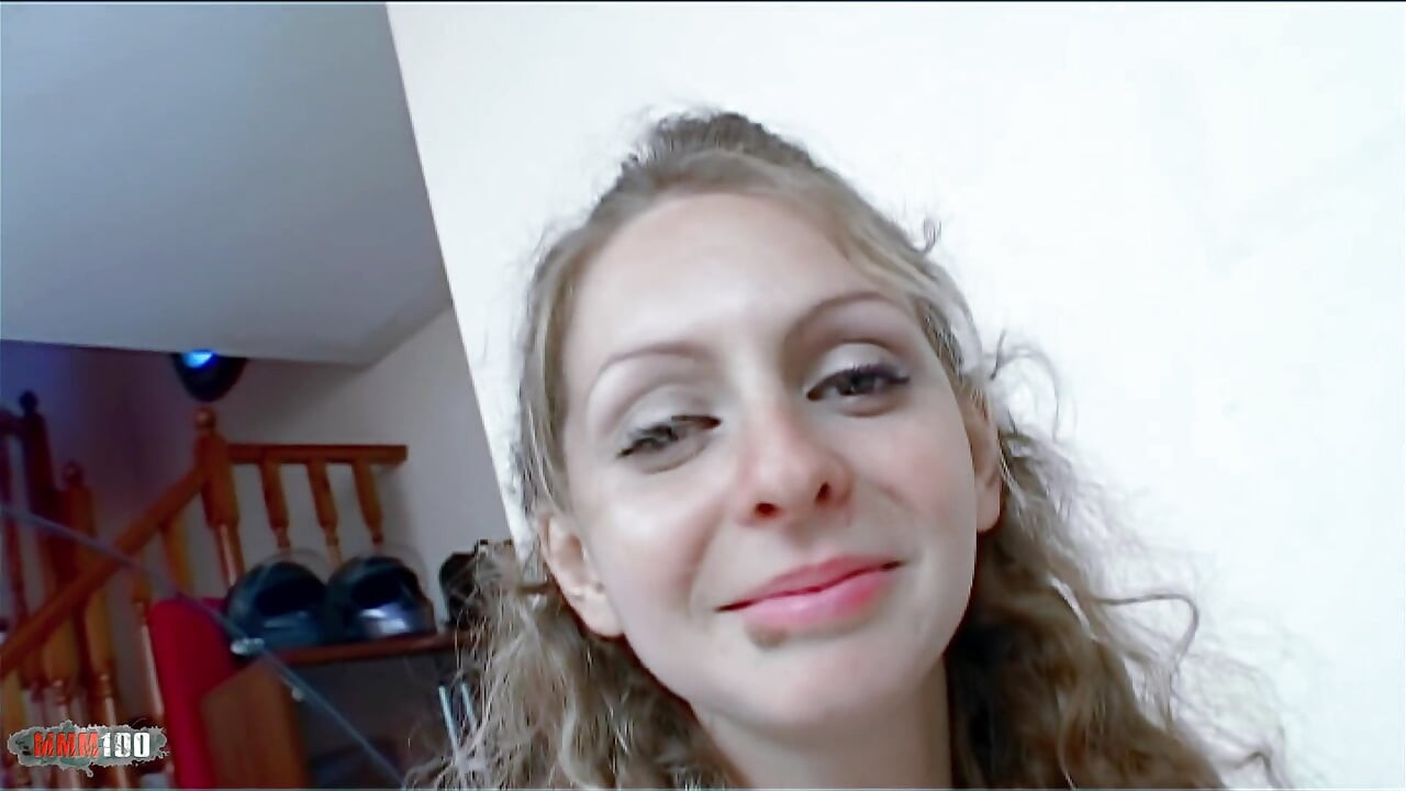 French Redhead Lena Harrys Blowjob & Hardcore Fucking with Jorge on Sofa