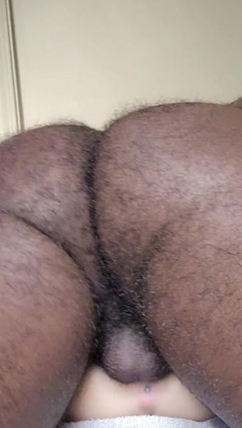 pounding toy pussy with black cock