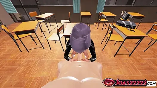 Isa latex korea hentai 3d: masturbasi dominasi, sepong kontol besar sampai tenggorokan dalam