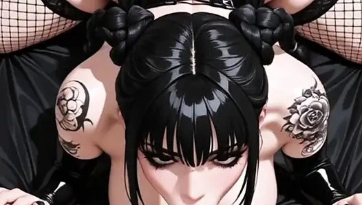 Anime Hentai - Gotica culona quiere verga