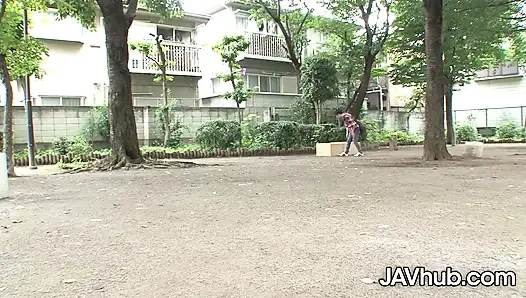 Lucky Man Finds Fuck Doll in the Park Takes Her Home