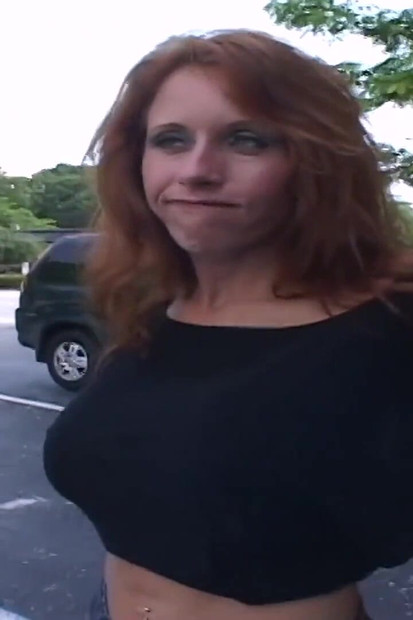 Flashing in Tampa with Huge Tit Robyn Foxx