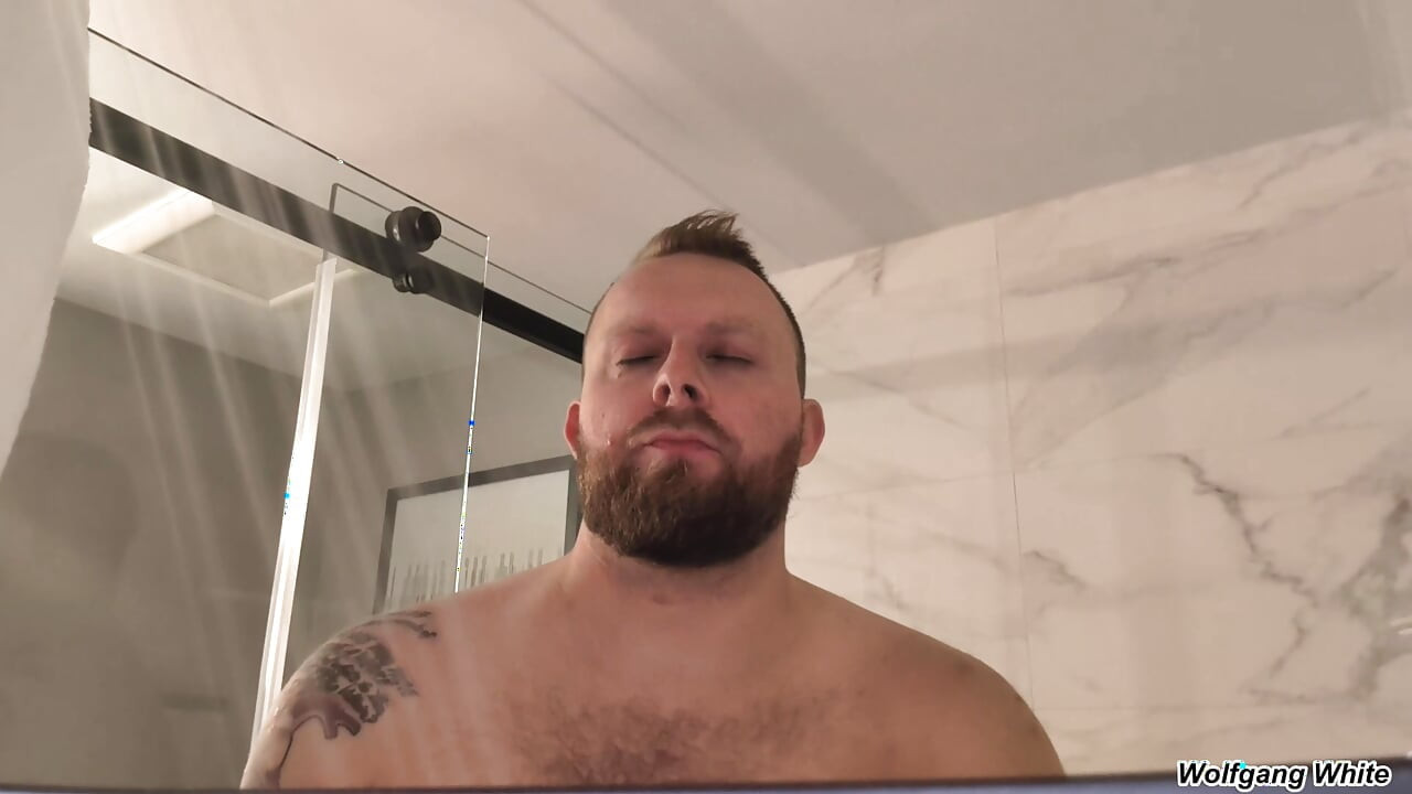 Shower With Your Stepdad - Wet Taboo Roleplay - Thick Cumshot On You Bottom POV - Wolfgang White