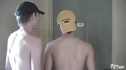 Two horny friends come to a guy at the hotel room and suck their big dicks