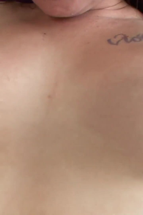 White chick slides her pussy on guy's dick and fucks it hard and deep