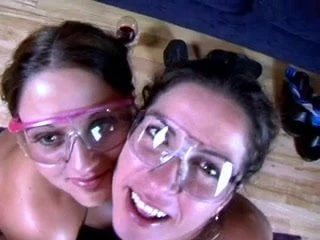 Two girls one facial