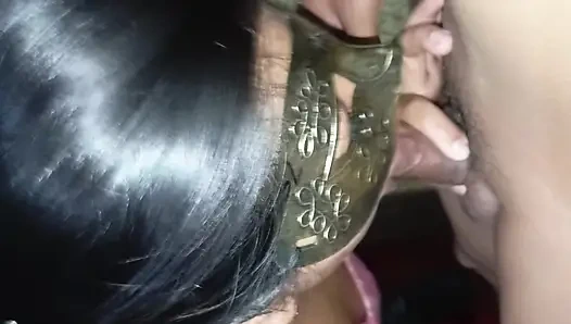 Ev yapımı ağzına doğrudan boşalma, esmer döl alıyor