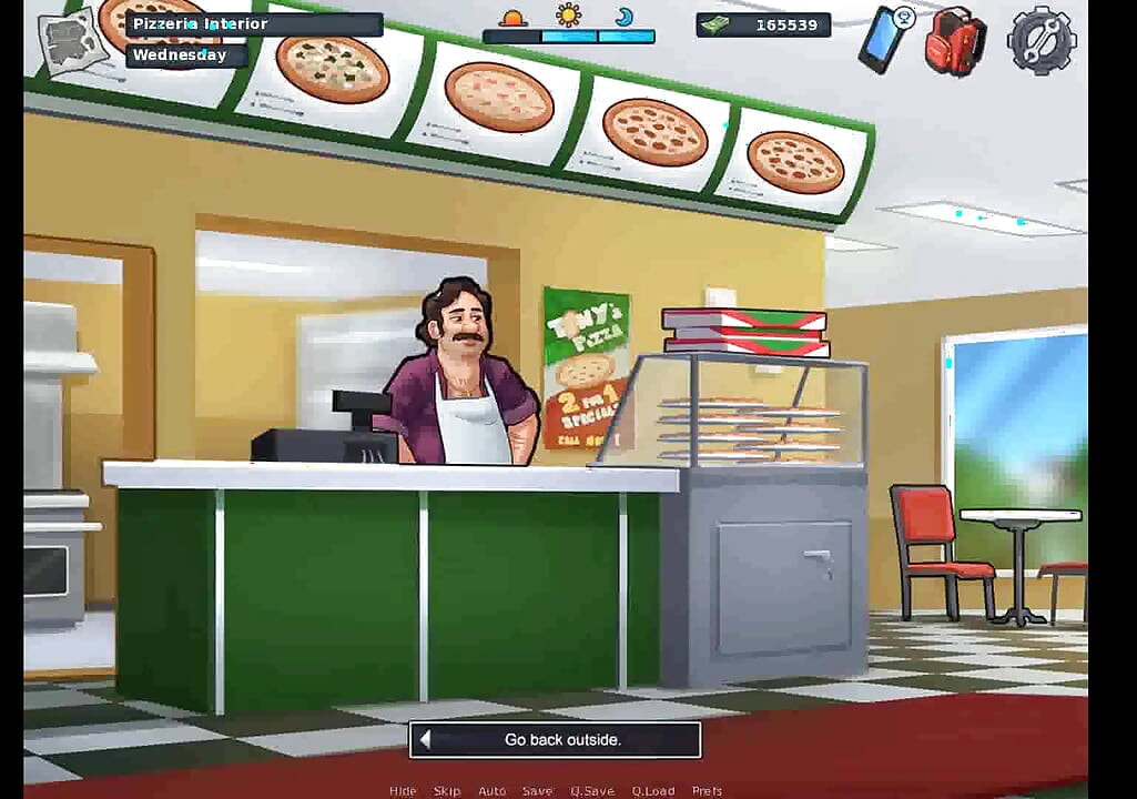 Summertime saga: his new roommate is a hot MILF with big boobs ep 124