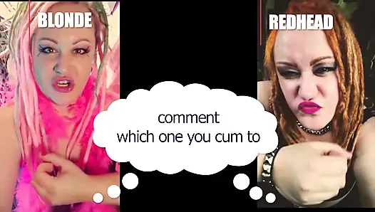 Comment which one made you cum blonde or redhead straight version