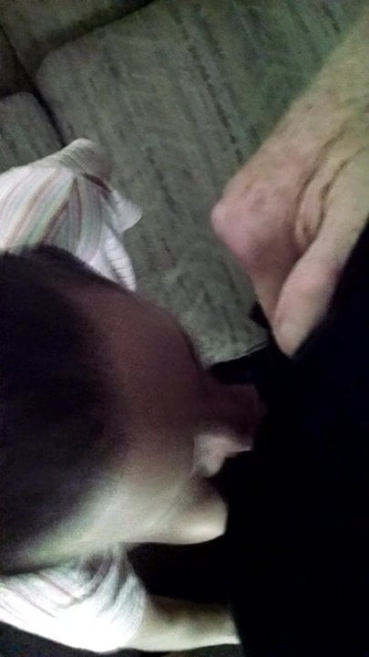 Wife Danielle giving Blow job