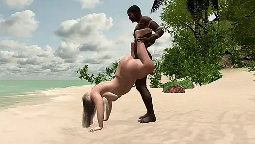 Curvy Tourist Loves BBC l 3D Animation Hentai Uncensored