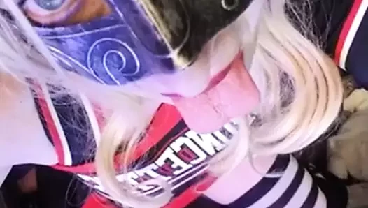 Sexy Gothy Cheerleader (Quick Tease)