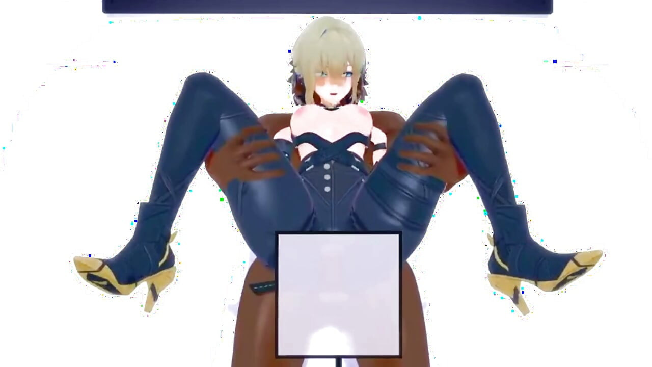 Zenless Zone Zero - Evelyn com tesão esguichando em todos os lugares enquanto leva uma gozada interna profunda - 3D Hentai Animations