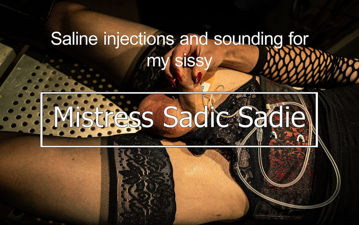 Saline Injections and Sounding for My Sissy Part 2