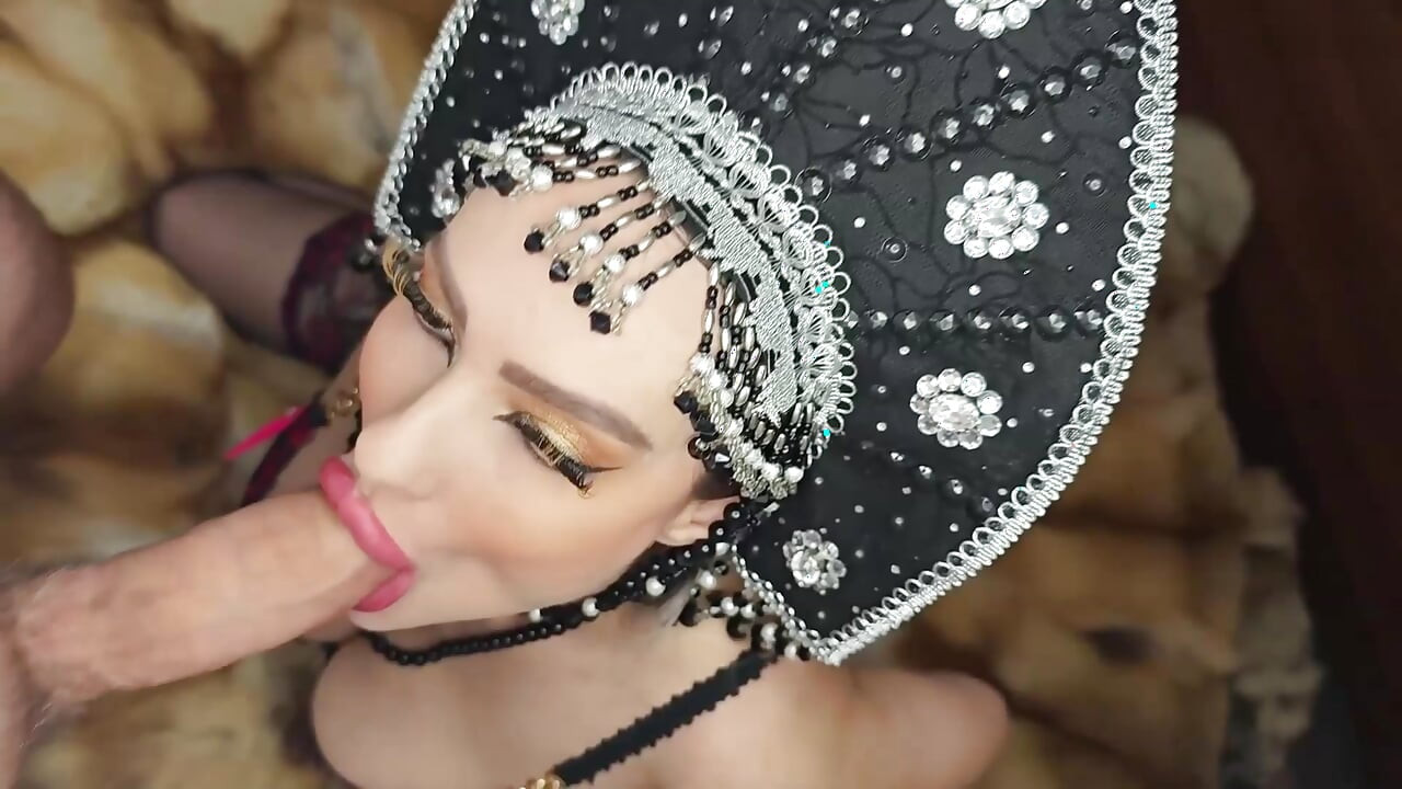 Blowjob From Slavic Bimbo, Facial Cumshot