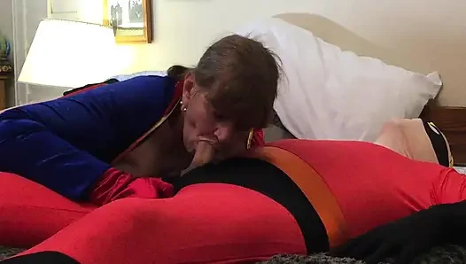 Granny Carmen's Champion Cocksucking Cosplay Cavalcade Compilation 11920COMP