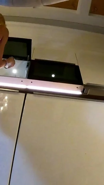 Powerful moment from "Hot sexy skinny girl meets her lesbian girlfriend for a fake porn shooting to go no panties"