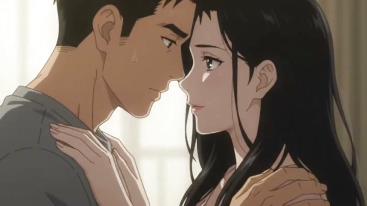 Stepsister Kissing practice with her stepbrother before his date with boyfriend