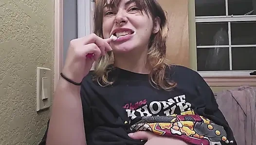 Brushin and Flashin Messy!