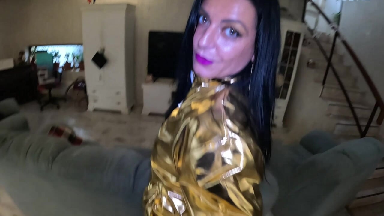 Shiny Cameltoe, Hard Spanking & Rough Doggy - Double Cum on My Face
