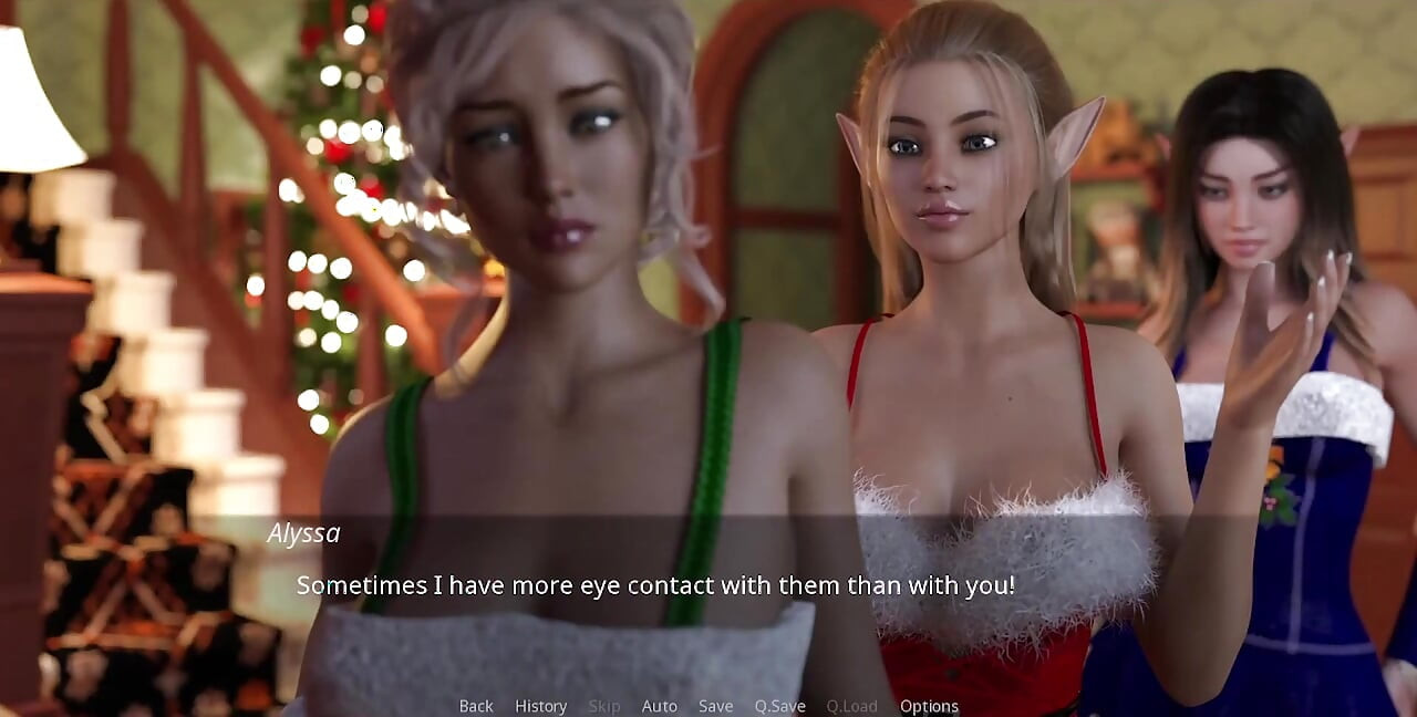 The Lust city - 18 saal ki bare stanon vaali cristmas elf santa ke lie apna sundar sharir dikhaati hai, jiske baad usne use niraash kiya