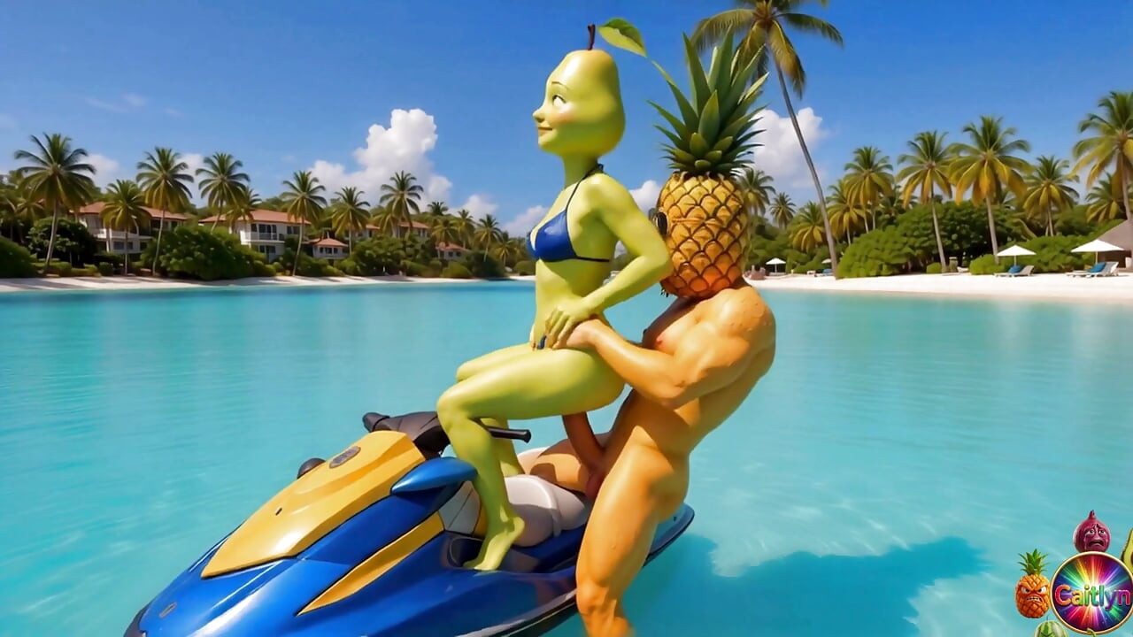 Episode 4 - süßes ananas-mädchen und süßer avocado-mann teilen sanfte tropische momente AI hentai