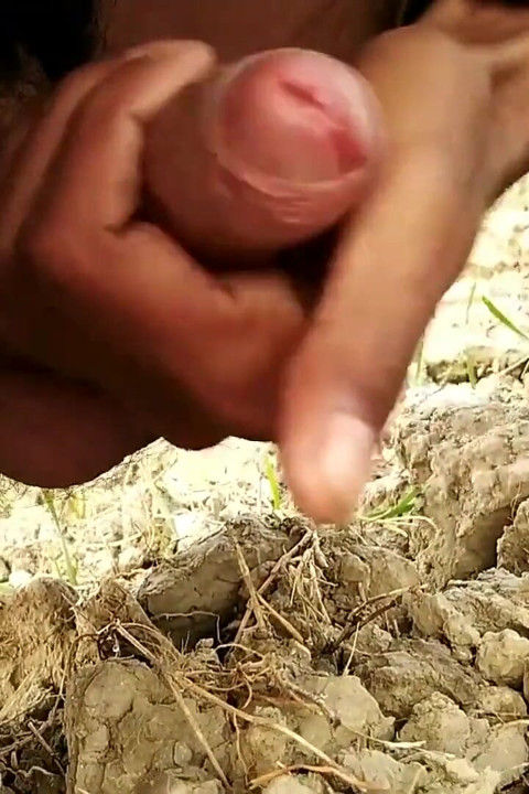 Indian Boy Masturbation in Outdoor.