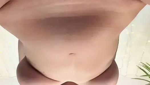 young whore rides a huge dildo with pleasure