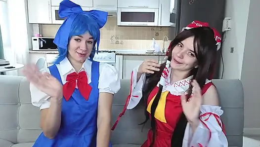 Touhou zungenanal cosplay