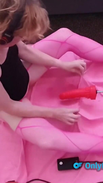 Spectacular moment from "Anal orgasms on the fucking machine for English MILF Lisa Essex"