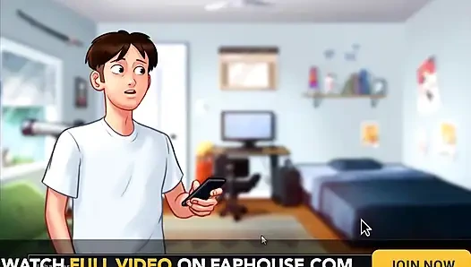 Summertime saga - Jenny hat ihr baby. Johannes fickte Odette auf dem fahrrad. Johannes fickte Roxxy