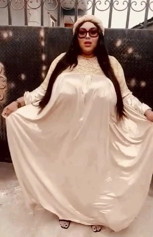 Huge Busty Shemale - African Dance