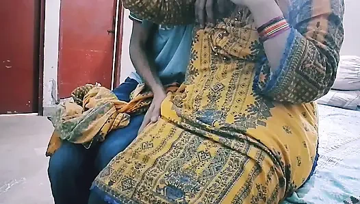 Desi unzufriedene ehefrau fickt jungen kerl, creampie-muschi